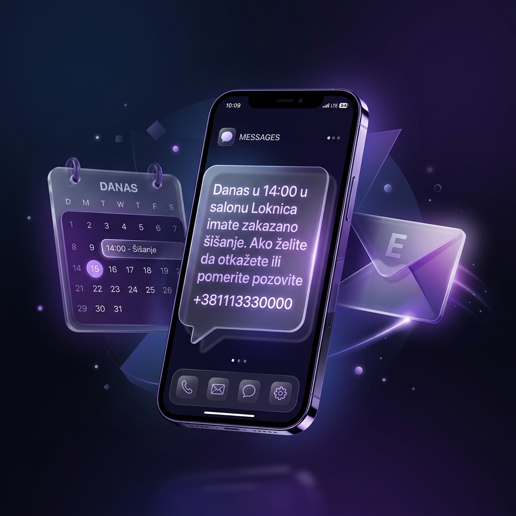 Tempora platforma - SMS i Email podsetnici